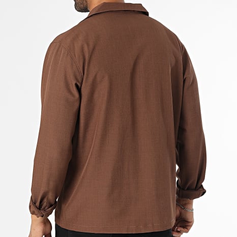 Classic Series - Chemise Manches Longues Marron