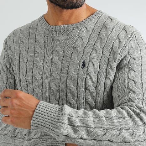 Polo Ralph Lauren - Original Player Sweater Heather Grey - Ryses