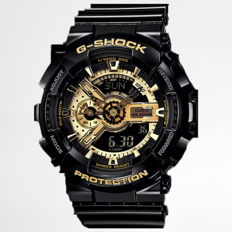 G-Shock - G-Shock GA-110GB Uhr Schwarz Vergoldet