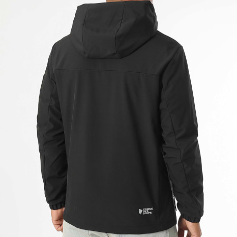 Comme Des Loups - Neo Black Hooded Zip Jacket
