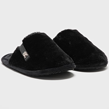 Tommy Hilfiger - Chaussons Femme Comfort Home Slipper 8138 Black