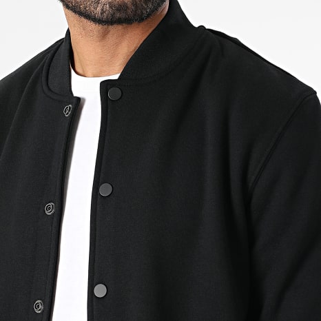 Urban Classics - Chaqueta Teddy TB207 Negra