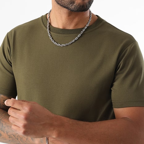 Classic Series - Ensemble Tee Shirt Et Short Jogging 0288 Vert Kaki