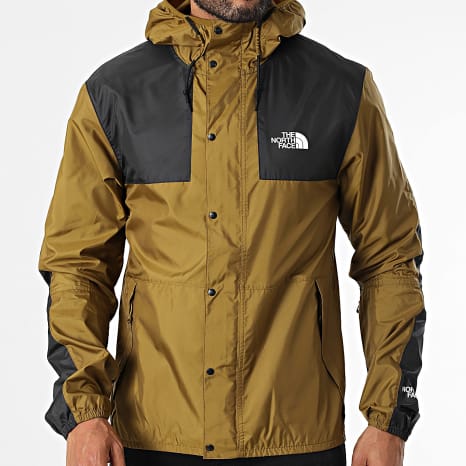 The North Face - Mountain A5IG3 Cortavientos con Capucha Verde Caqui