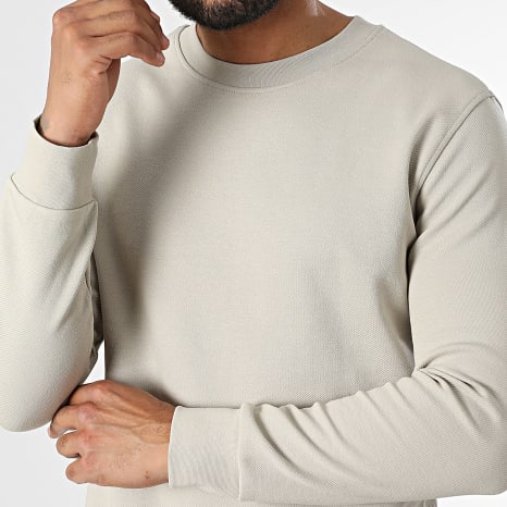Classic Series - Sudadera cuello redondo Beige
