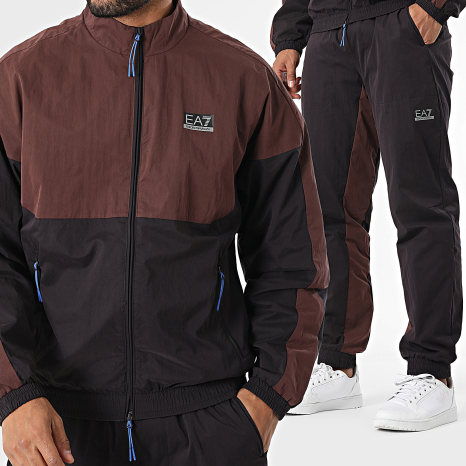 EA7 Emporio Armani - Ensemble De Survetement 6DPV04-PNHEZ Noir Marron EA7 Emporio Armani - Ensemble De Survetement 6DPV04-PNHEZ Noir Marron