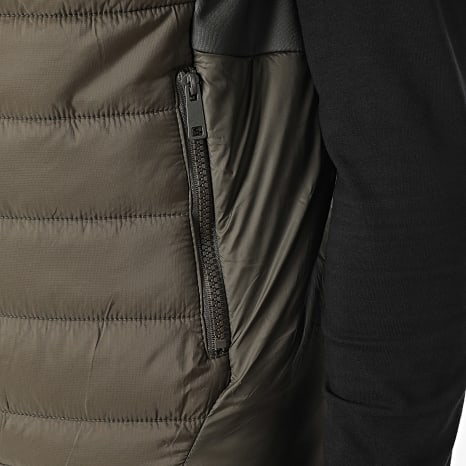 Classic Series - Doudoune Capuche Sans Manches Vert Kaki