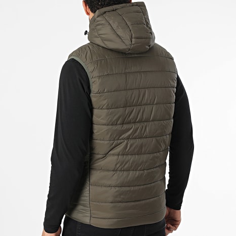 Classic Series - Doudoune Capuche Sans Manches Vert Kaki