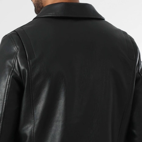 LBO - Chaqueta Imitación Cuero 1453 Negro