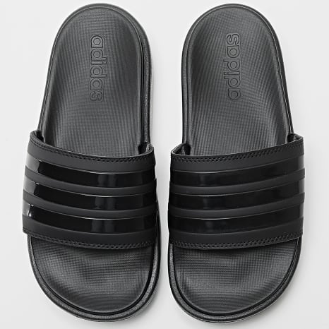 Adidas Performance - Plataforma Adilette Slide Mujer HQ6179 Negro