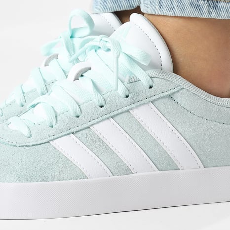 Adidas Sportswear - Baskets Femme Suede 3 Stripes Mint White