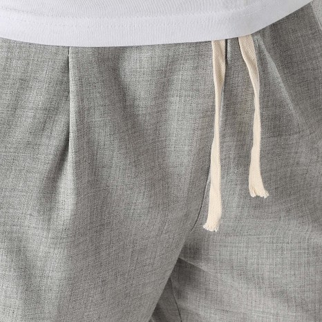 LBO - Pantalon Habillé Texturé 1513 Gris Chiné