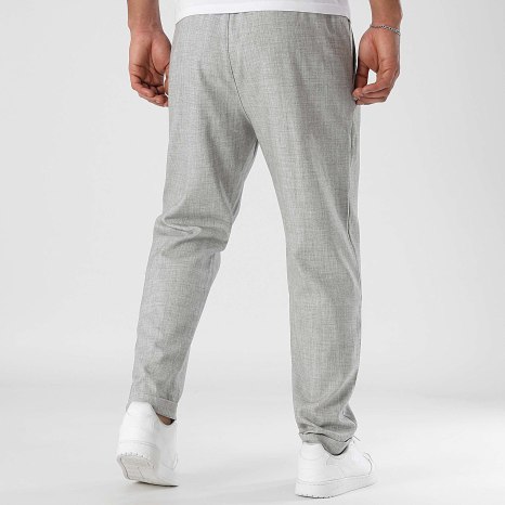 LBO - Pantalon Habillé Texturé 1513 Gris Chiné
