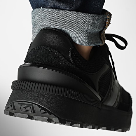 Tommy Jeans - Zapatillas Technical Runner Essential 1537 Negro