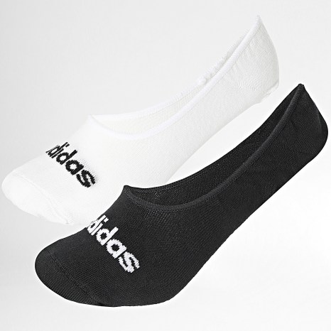 Adidas Sportswear - Lot De 2 Paires De Chaussettes Linear HT3448 Blanc Noir