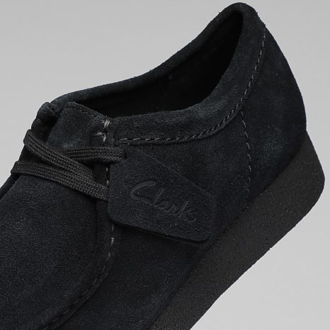 Clarks - Shoe Wallabee Evo Black Suede - Ryses