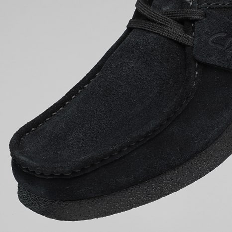 Clarks - Shoe Wallabee Evo Black Suede - Ryses