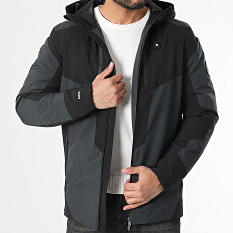 Comme Des Loups - Parka Chauffante Chamonix 2 Gris Anthracite Noir