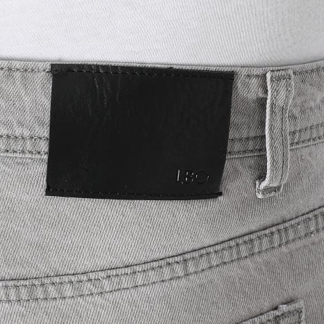 LBO - Baggy Jean Korte Broek 0332 Grijs