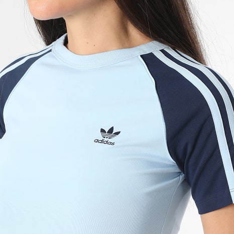 Adidas Originals - Damesjurk met korte mouwen JD0839 Lichtblauw marine