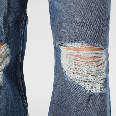 Only - Vaqueros Baggy Mujer Carla Denim Azul