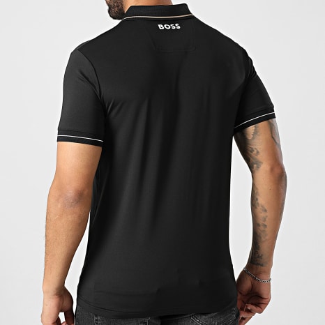 BOSS - Polo Manches Courtes Paul Pro 50506203 Noir ...