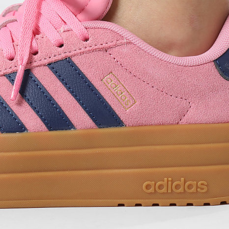 Adidas Performance - Zapatillas VL Court Bold JI1789 Bliss Pink Dark Blue Gold Metallic para mujer