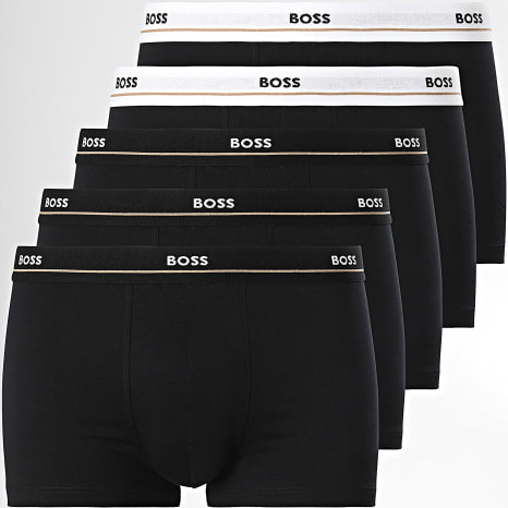 BOSS - Pack de 5 calzoncillos bóxer 50475275 Negro