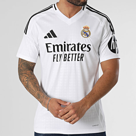 Adidas Sportswear - Real Madrid V-Neck Football Jersey JX2136