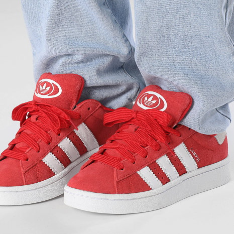 Adidas Originals - Zapatillas Mujer Campus 00s J IG1230 Better Scarlet Calzado Blanco