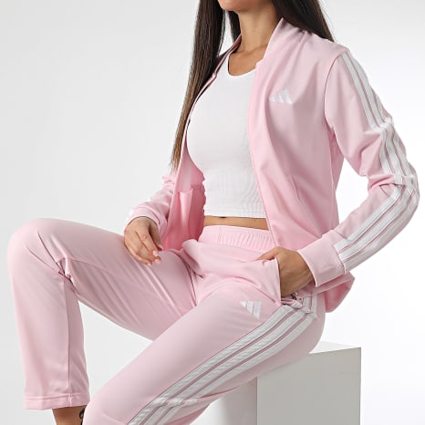 Adidas Sportswear - Women's 3 Stripes Track Suit JD5437 Pink - Ryses