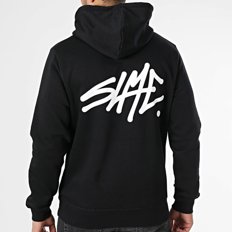 Sale Môme Paris - SLME Sudadera con capucha Negro Blanco