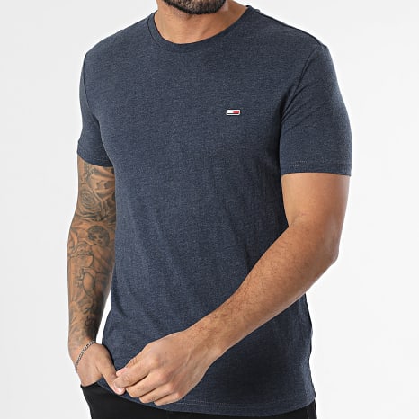 Tommy Jeans - Slank T-shirt Jaspe 2.0 0363 Marine Heide Blauw