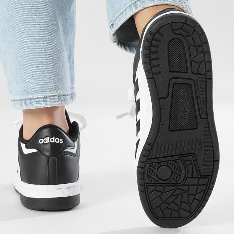 Adidas Sportswear - Baskets Femme Rapid Court Low J JR0166 Core Black Cloud White Footwear White