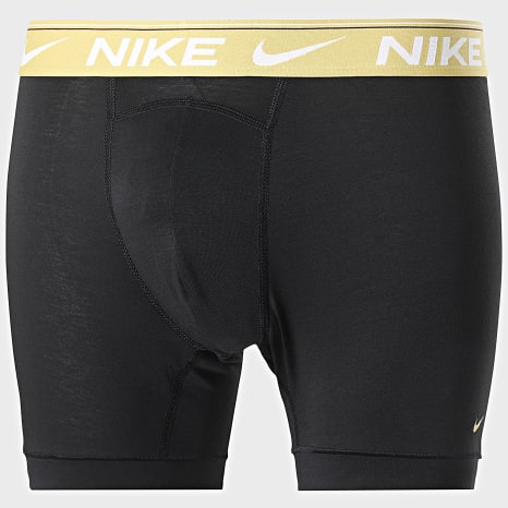 Nike - Set van 3 boxers KE1257 Zwart Groen Geel Bordeaux