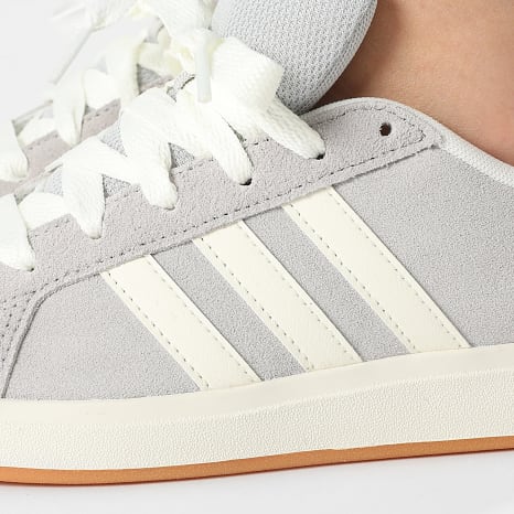 Adidas Performance - Grand Court 00s K JH6179 Gris Dos Off Blanco Goma Zapatillas Mujer