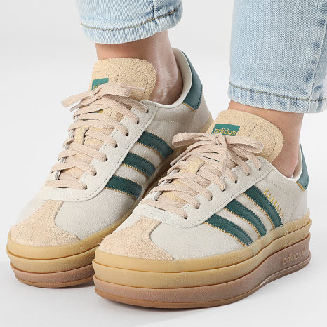 Adidas Originals - Sneakers Femme Gazelle Bold W ID7056 Cream