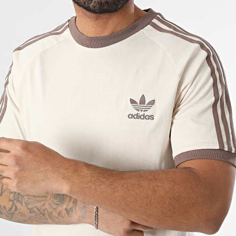 Adidas Originals - Tee Shirt A Bandes 3 Stripes JN7020 Beige