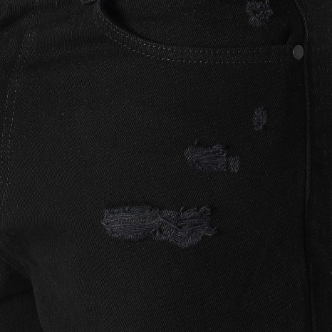 LBO - Short Jean Relaxed Destroys 3587 Black