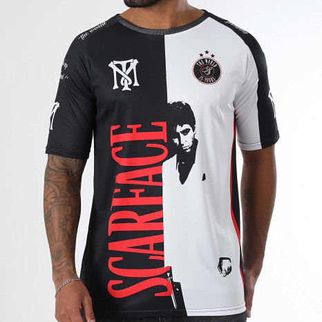 Scarface - Tony Montana Collector Jersey Negro Blanco