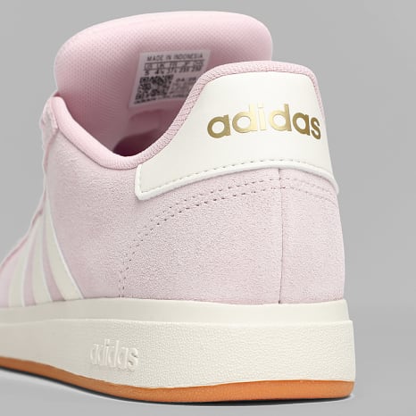 Adidas Sportswear - Baskets Femme Iconic Court 00s Pink Off White Gum