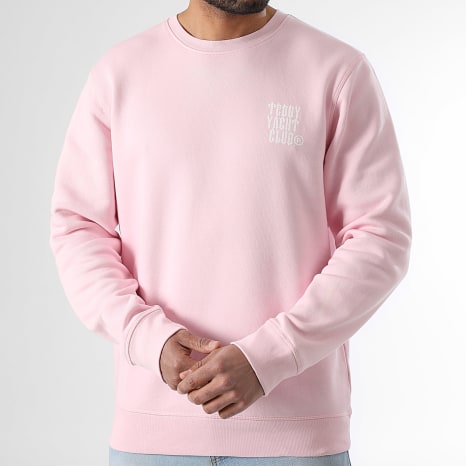 Teddy Yacht Club - Crewneck Street Roll Sweat Rosa