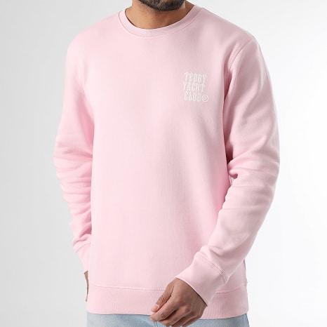 Teddy Yacht Club - Crewneck Street Roll Sweat Rosa