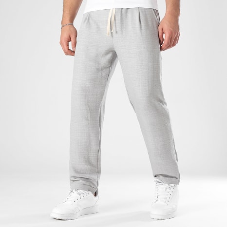 LBO - Pantalón Efecto Lino 1732 Gris