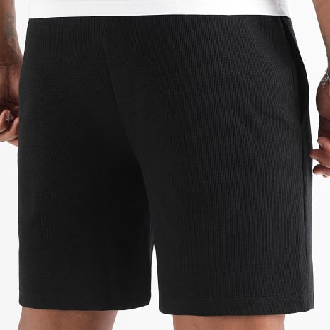 BOSS - Pantalón Corto de chándal Waffle 50535884 Negro