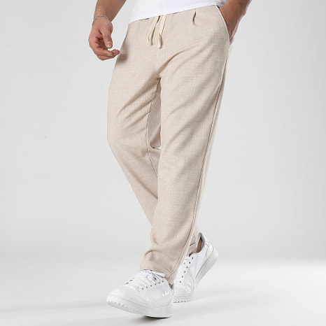 LBO - Pantalon Habillé Texturé 1716 Beige Chiné