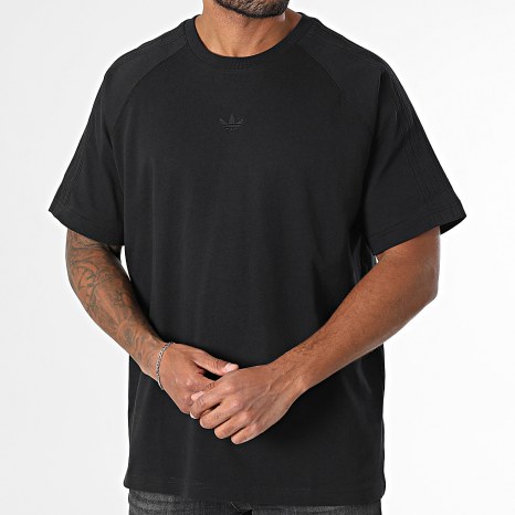 トップス HIAND Detachable Tulle Back Shirt Black Adidas Originals - Oversize Tee Shirt JC9570 Black - Ryses