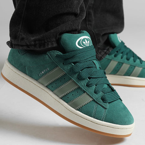 Adidas Originals - Baskets Campus 00s JH8794 Collegiate Green Zilver Groen Off White Adidas Originals - Baskets Campus 00s JH8794 Collegiate Green Zilver Groen Off White