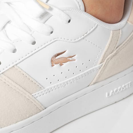 Lacoste - Baskets Femme T-Clip Set 224 White Light Pink