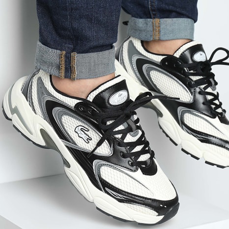 Lacoste - Storm 96 2K 125 Off White Black sneakers - Ryses